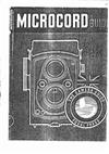 MPP Microcord manual. Camera Instructions.